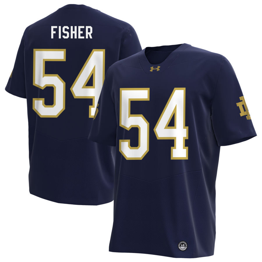 Blake Fisher Notre Dame Jerseys, UND Fighting Irish College Football Apparels Stitched-Navy